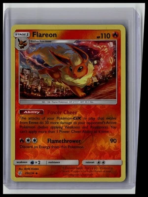 Flareon - SM - Cosmic Eclipse 25/236 Uncommon Reverse-Holo Pokemon TCG - Image 1 of 3