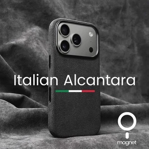 Italian Alcantara iPhone 17 Case Luxury Leather MagSafe Cover Air Pro Pro Max - Picture 1 of 10