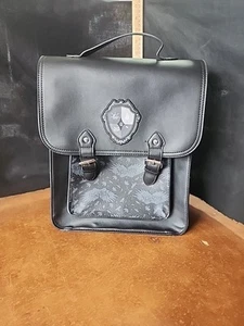 AI Accessory Innovations Wednesday Adams Nevermore Faux Leather Backpack / Hand - Picture 1 of 10