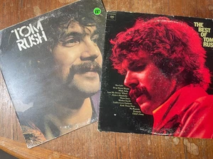 2 TOM RUSH Albums The Best Of Tom Rush 1975 & Self-Titled (UK) 1970 - Picture 1 of 11