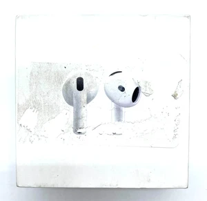Apple MXP63LL-A Air Pods 4 True Wireless Bluetooth Earbuds, White - New - Picture 1 of 3