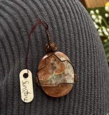 Handmade Sunstone Pendant  - Image 1 of 4