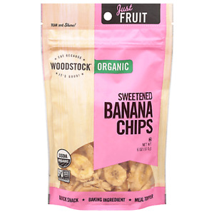 Woodstock Organic Sweetened Banana Chips