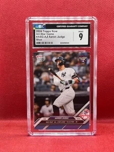 AARON JUDGE - All Star Game Blue 02/49 - Topps Now - Yankees - 🔥CGC 9🔥 - Picture 1 of 2