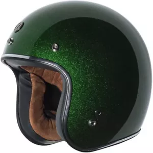 Torc Del Mar T50 Helmet Open Face Helmet Motorcycle Retro Vintage Suede Liner - Picture 1 of 170