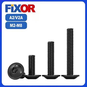 ISO 7380-2 V2A A2 Edelstahl Linsenkopfschraube Flansch Bund M2 - M8 - Bild 1 von 86
