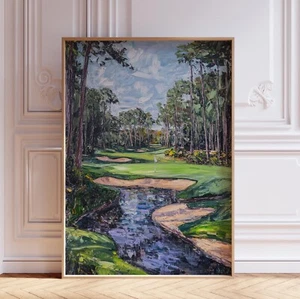 Golf Course Wall Art Print - Picture 1 of 6