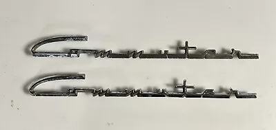 Mercury Commuter Station Wagon 1958-1959 emblemas OEM MONTEREY 383 BAE-16098-K Foto 1 de 4