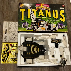 NUOVO VINTAGE MMPR POWER RANGERS TITANUS MEGAZORD TESTA ARTIGLI CODA 100% COMPLETO CON SCATOLA - Foto 1 di 10