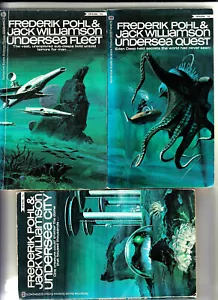 UNDERSEA Trilogy (all 1sts & all SIGNED by both Frederik Pohl & Jack Williamson) - Foto 1 di 10