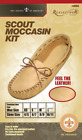 Realeather Crafts Leathercraft Kit Scout Moccasin Size 8 9 Leather Brown