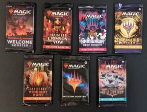 MTG Magic the Gathering Welcome Booster Packs Mix and Match Different Sets - Picture 1 of 8