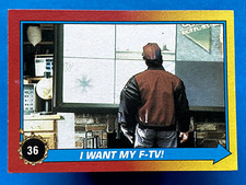 1989 Topps Back to the Future Part II I Want My F-TV! #36