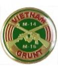 VIETNAM WAR GRUNT M-14 M-16 BADGE PIN