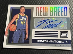 2017-18 Donovan Mitchell Jazz Panini Status New Breed Rookie Auto #NB-DML - Picture 1 of 3