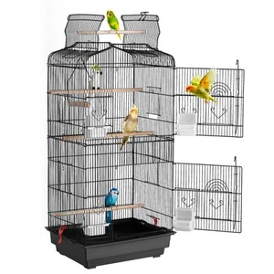 Bird Flight Cage 39 in Hanging Metal Parakeet Cage for Cockatiels Parrot - Picture 1 of 12
