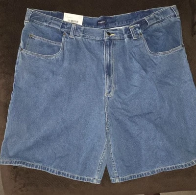 Shorts masculino HB Sport Harbor Bay tamanho 50 azul denim bolsos 100% algodão - Imagem 1 de 4