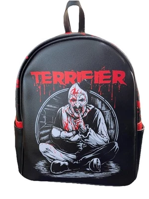 Mini mochila negra Terror Threads Terrifier Blood Splatter Hot Topic  Foto 1 de 4