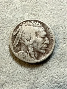 1915 Philadelphia Mint Buffalo Nickel schöne Münze siehe Bilder 7363 - Bild 1 von 10