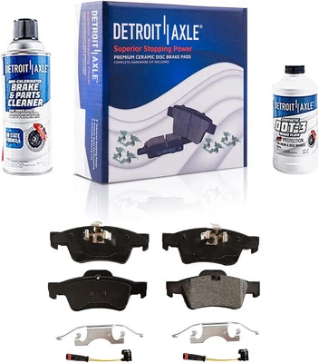 Detroit Axle REAR Ceramic Brake Pads for 2007-2012 Mercedes-Benz GL450 GL - Image 1 of 4