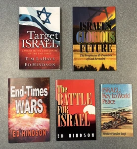 5 Books End Times Bible Prophecy, End-Time Wars Israel by Ed Hindson, Tim Lahaye - Picture 1 of 17
