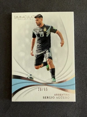 2018-19 Panini Immaculate Collection - Sergio Aguero #16 /65 - Image 1 of 2