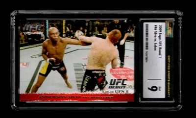 2009 Topps UFC Round 1 - Anderson Silva Chris Leben #46 Graded 9 MINT (RC) - Image 1 of 2