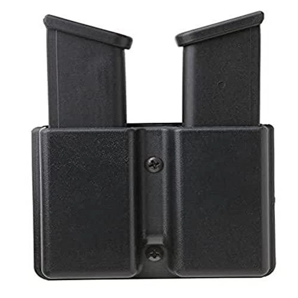 Uncle Mike's 51362  Double Row Double Magazine Case -Smooth Black (FOR: - Image 1 of 1