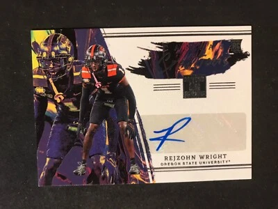2023 Chronicles  Impeccable Canvas Creations Rejzohn Wright Autograph #CC-RWR - Image 1 of 2