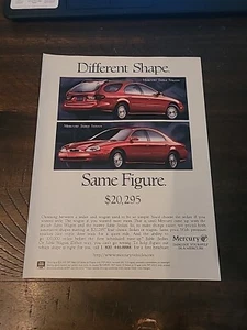 1997 Mercury Sable Wagon & Sedan Different Shape Vintage Mag Print Ad 8x11 - Picture 1 of 1