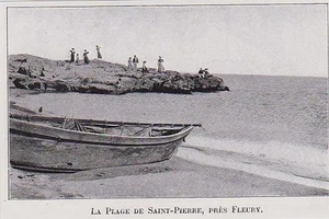 1910 -- LA PLAGE DE SAINT PIERRE PRES FLEURY 3J659 - Picture 1 of 1