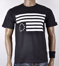 Black Scale Black Out Flag T-Shirt Hip Hop Militia in Black 50% Off