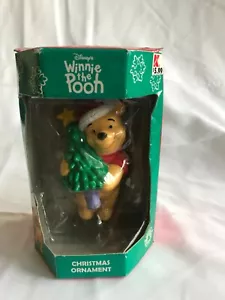 Disney Winnie The Pooh Christmas Ornament Holding Tree Seasonal Specialties - Picture 1 of 2
