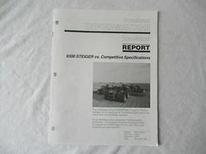 Caseih Steiger 9300 1995 especificaciones de tractor folleto de información del producto - Imagen 1 de 5
