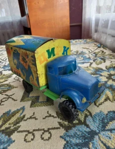 Coche de juguete coleccionable vintage URSS "Circo" camión (77) - Imagen 1 de 7