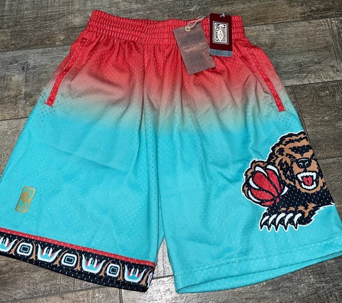 Mitchell & Ness Memphis Grizzlies Teal Hardwood Classic Shorts Reload 3.0 Size M Cover