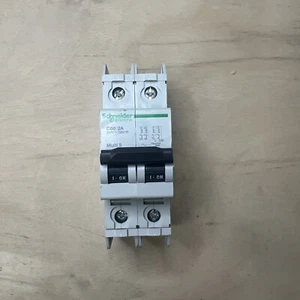 Schneider A9N61526 miniature circuit breaker-C60H - 2Poles-2A-C curve - Picture 1 of 6