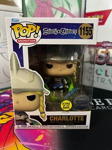 Funko POP! Charlotte 1155 Glow in the Dark Black Clover Special Edition Damaged - Foto 1 di 1