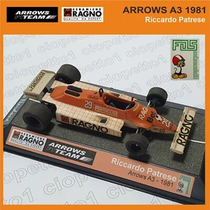 ARROWS A3 1981RAGNO - RICCARDO PATRESE FDS CATALOGO N.98 - RARISSIMA (C/389) - Foto 1 di 10