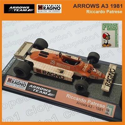 ARROWS A3 1981RAGNO - RICCARDO PATRESE FDS CATALOGO N.98 - RARISSIMA (C/389) - Immagine 1 di 4