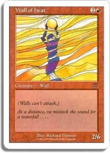 Wall of Heat ~ Heavily Played Battle Royale MTG Magic UltimateMTG Red Card - Image 1 of 1