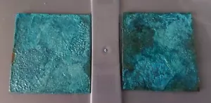 Miscela secca per soluzione patina blu verde per rame, ottone o bronzo - Foto 1 di 8