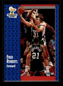 1991-92 Fleer #117 Fred Roberts (NM)(BSK) - Picture 1 of 2