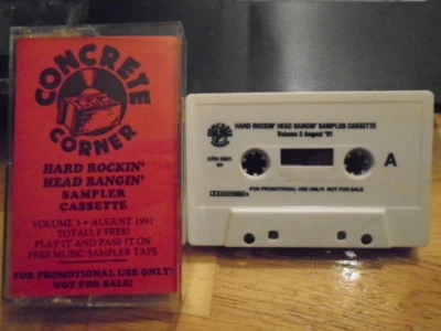 RARE PROMO Concrete CASSETTE TAPE Temple of the Dog CHRIS CORNELL Armored Saint - Image 1 of 2