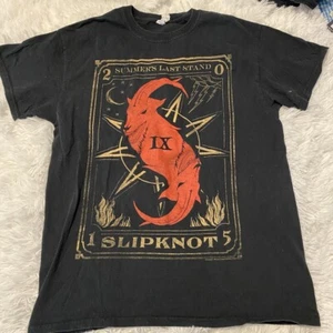 Slipknot Mens Size Medium Black Short Sleeve Summers Last Stand 2015 Tour Shirt - Picture 1 of 4