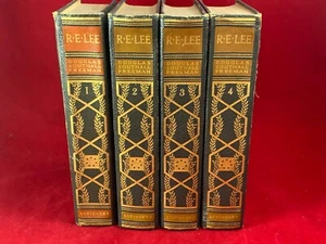 Robert E.Lee, A Biography, Pulitzer Prize Ed Douglas Southall Freeman 4 VoL Set - Picture 1 of 11