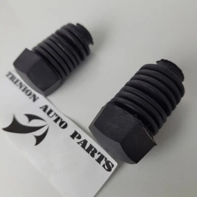 1988-1999 Chevy C/K K1500 C1500 Hood Bumper Stop Black Set of 2 OEM - Image 1 of 3