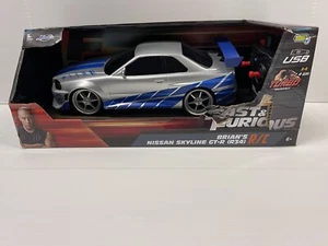 Fast & Furious R/C 2002 Nissan Skyline GT-R Window Box, 1:16 Scale ๐ฅ๐ฅ๐ฅ - Picture 1 of 8