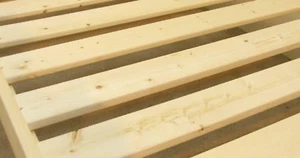 Heavy Duty Pine Bed Slats - Pack of 12 Replacement Solid Pi - Picture 1 of 12