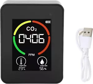 Air Quality Monitor Indoor Portable CO2 Detector TVOC Tester Air Quality Tester - Picture 1 of 9